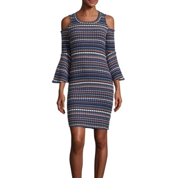 Revolve Ella Moss Nomadic Cold‎ Shoulder Dress Size Small - Picture 1 of 10
